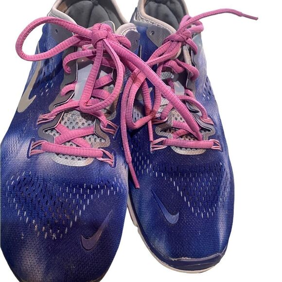 Nike Free 5.0 Womens Shoes Sneakers Size 8.5 Blue Purple Running 653988-400 - Picture 1 of 11